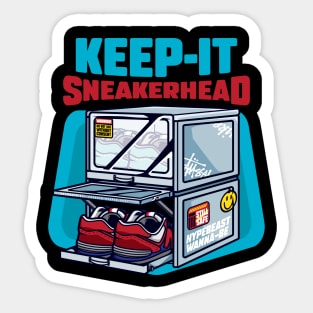 Sneaker Head Sticker